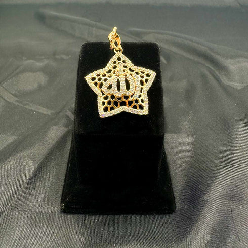 Arabic Allah Calligraphy Necklace - D129N - 3